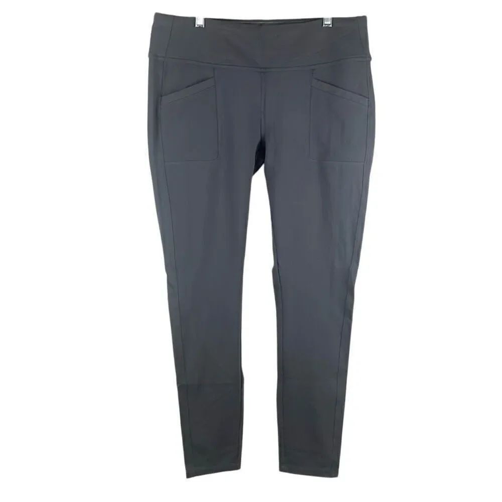 The North Face Gray Leggings Yoga Pants XL